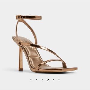 Aldo Bronze/Gold Metallic heels